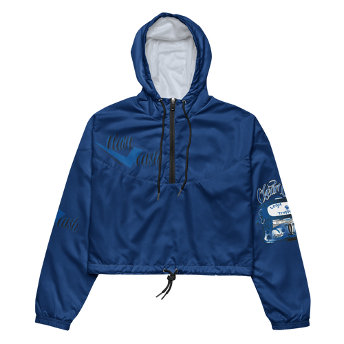 Legit Trappers Check Clean Cash Women’s cropped windbreaker