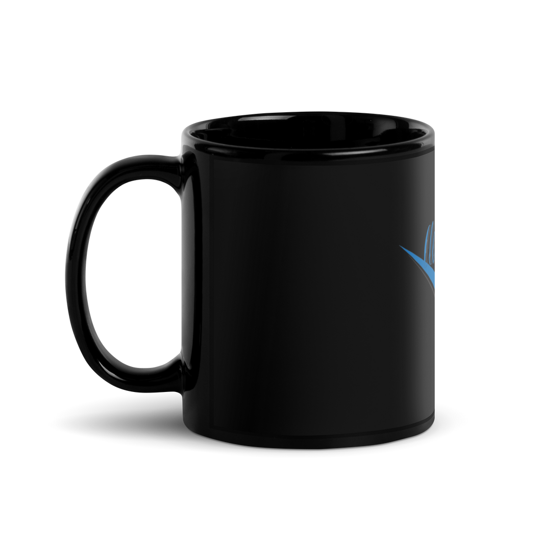 Check clean cash Black Glossy Mug