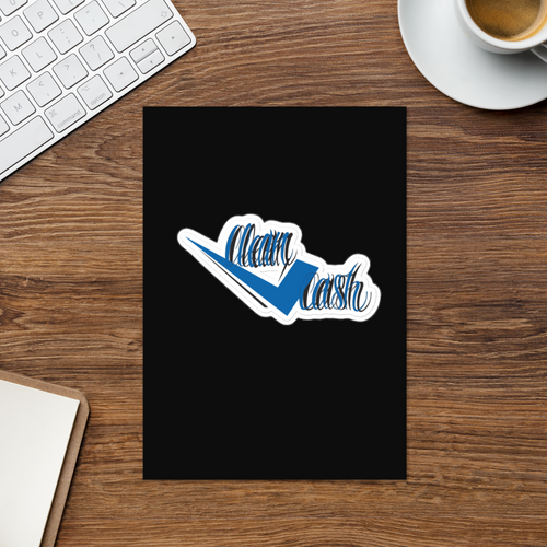Check Clean Cash Sticker sheet