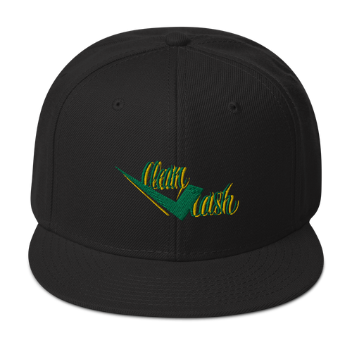 Check Clean Cash Snapback Hat.