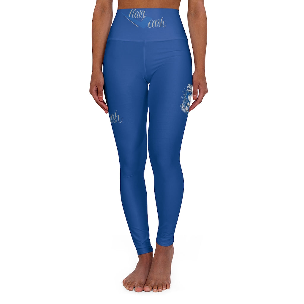 Legit Trappers Check Clean Cash High Waisted Yoga Leggings