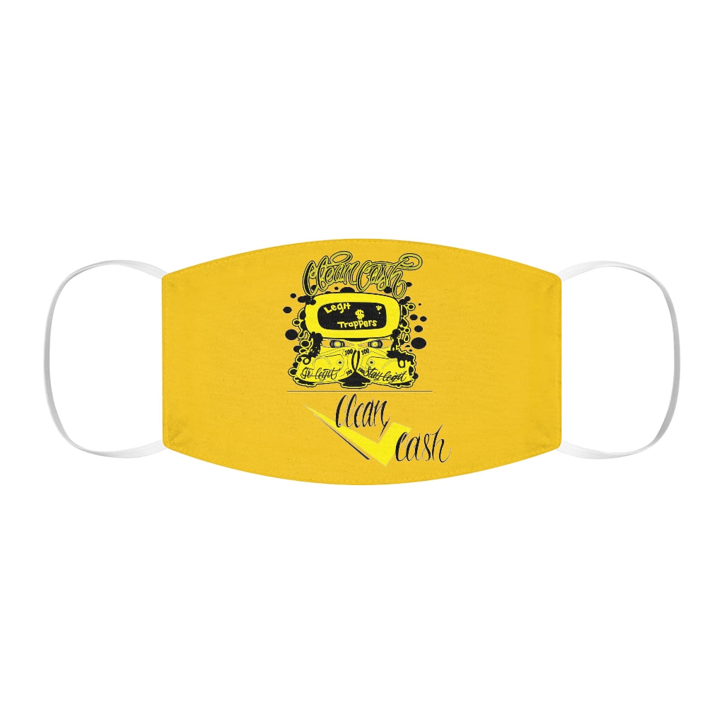 Legit Trappers Check Clean Cash Go Legit Stay Legit Face Mask Snug-Fit Polyester Face Mask