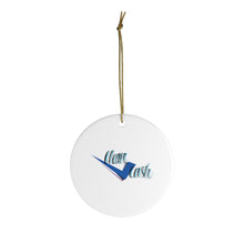 Load image into Gallery viewer, Check Clean Cash Ceramic Ornaments.