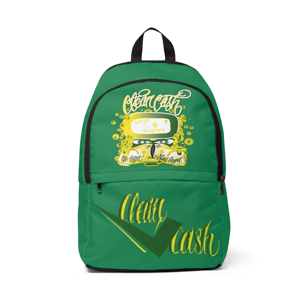 Legit Trappers Check Clean Cash Unisex Fabric Backpack