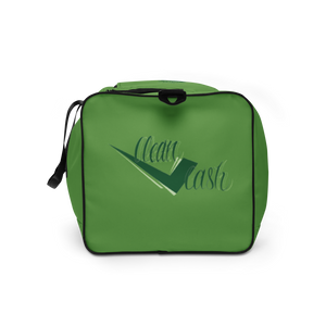 Check Clean cash Duffle bag