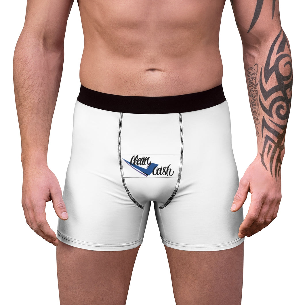 Check Clean Cash Men's Boxer Briefs