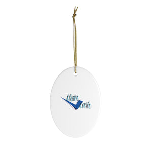 Check Clean Cash Ceramic Ornaments.