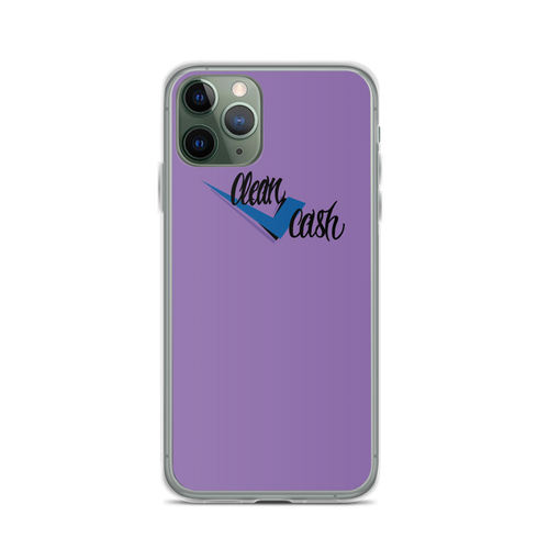 Check Clean Cash iPhone case