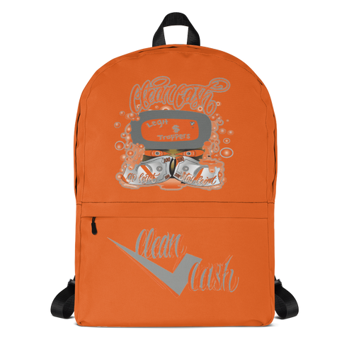 Legit Trappers Check Clean Cash back pack