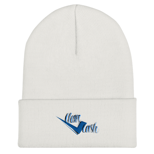 Check Clean Cash Cuffed Beanie