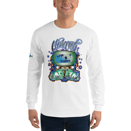 Legit Trappers Check Clean Cash Long Sleeve T-Shirt
