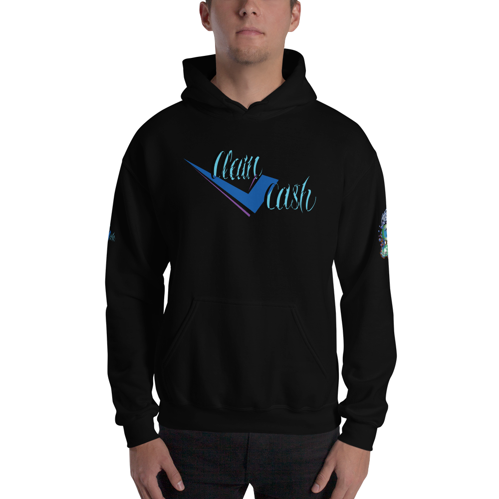 Check Clean Cash Legit Trappers Hooded Sweatshirt